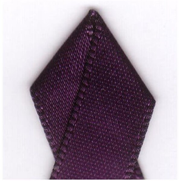 Papilion Papilion R074300120285100Y .5 in. Single-Face Satin Ribbon 100 Yards - Plum R074300120285100Y - main
